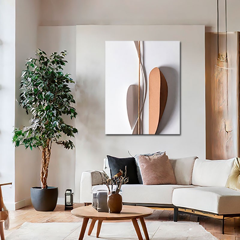 Cuadro Arte moderno, Formas minimalistas efecto relieve decoración pared Salón Comedor venta online